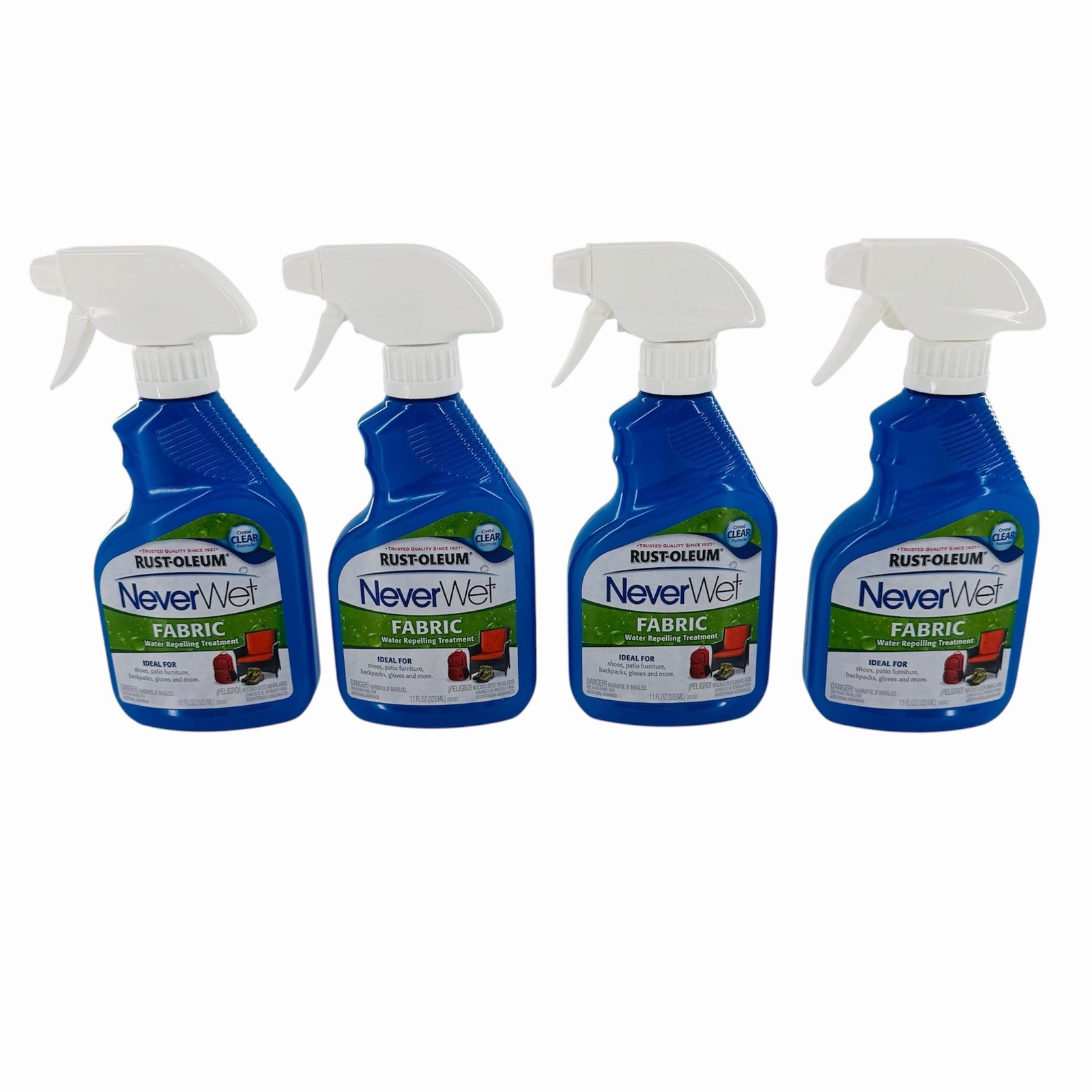 Rustoleum Never Wet Outdoor Fabric 11 fl.oz. Water Repelling Treatment Clear New