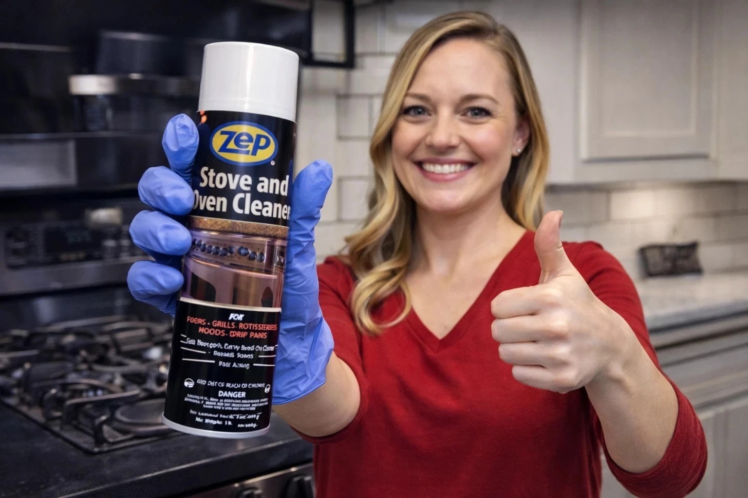 Zep Heavy-Duty Foaming Oven and Stove Cleaner – 19 oz (Without Cap)