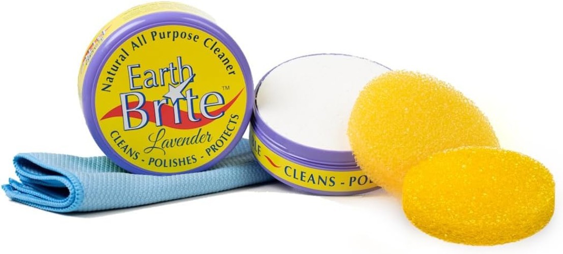 Natural Lavender Clay Cleaner 2-Pack with Bonus Towel