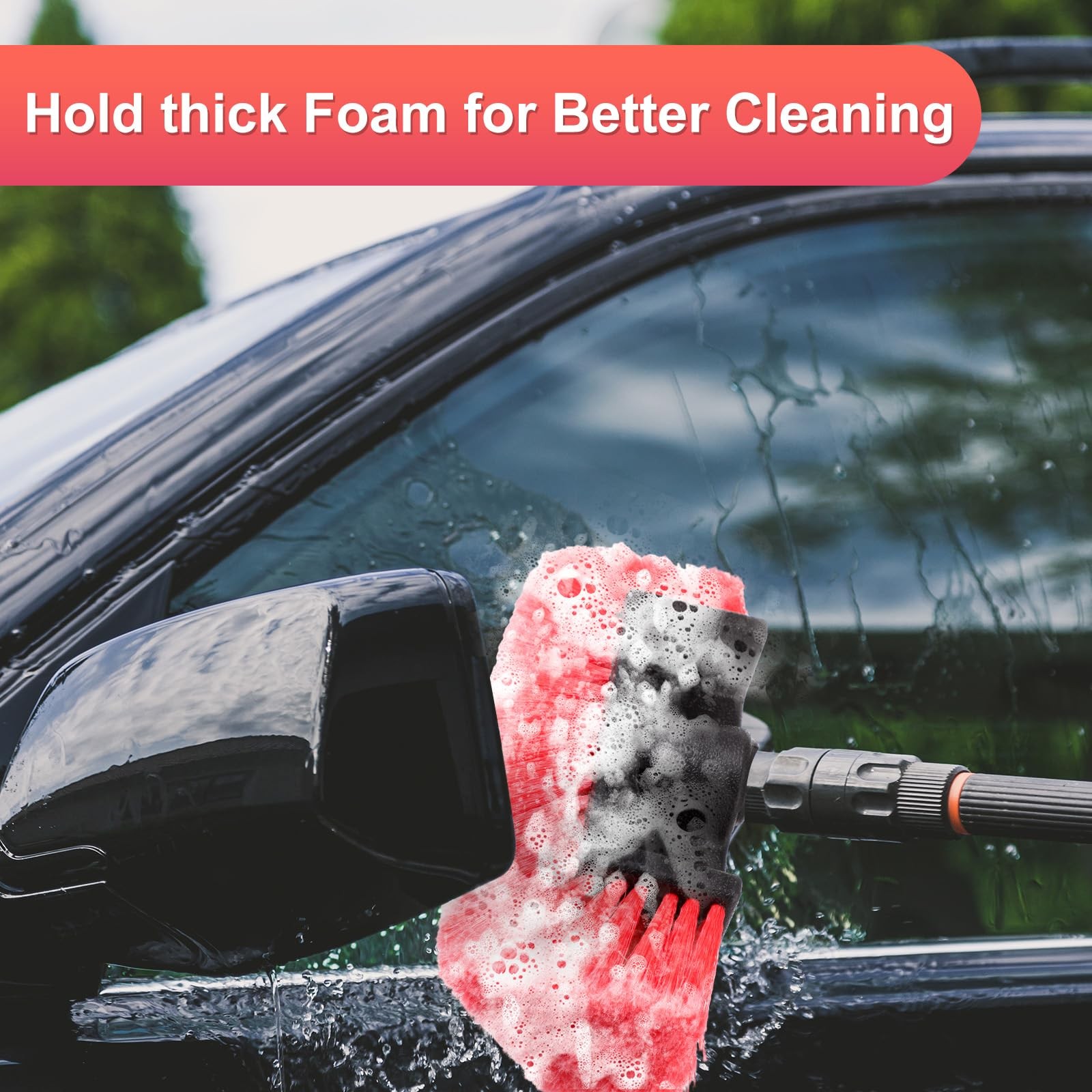 10 Inch Car Wash Brush Head Flow Thru Car Cleaning Brush Exterior Car Wash