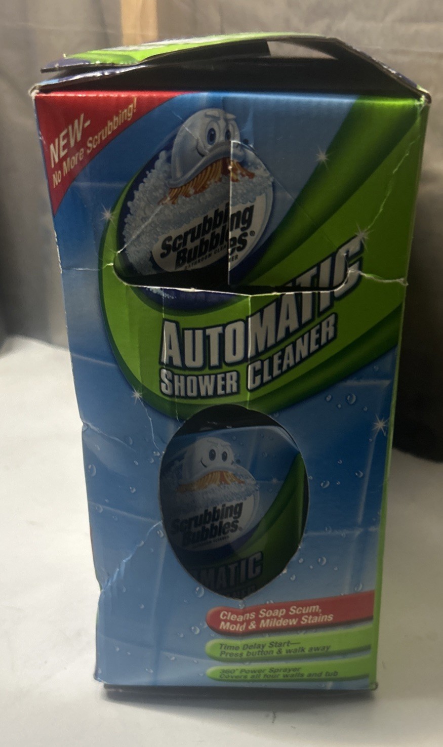 Scrubbing Bubbles AUTOMATIC BATHROOM SHOWER CLEANER Kit w/ 2 Cleaning Solutions
