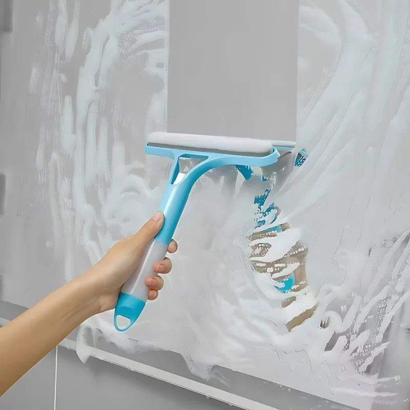 1-Pack 3-in-1 Blue Window Cleaner – Holiday Streak-Free Glass Cleaning Kit