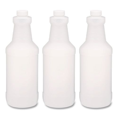 Impact Spray Bottles, 24 oz, Clear, 3/Pack
