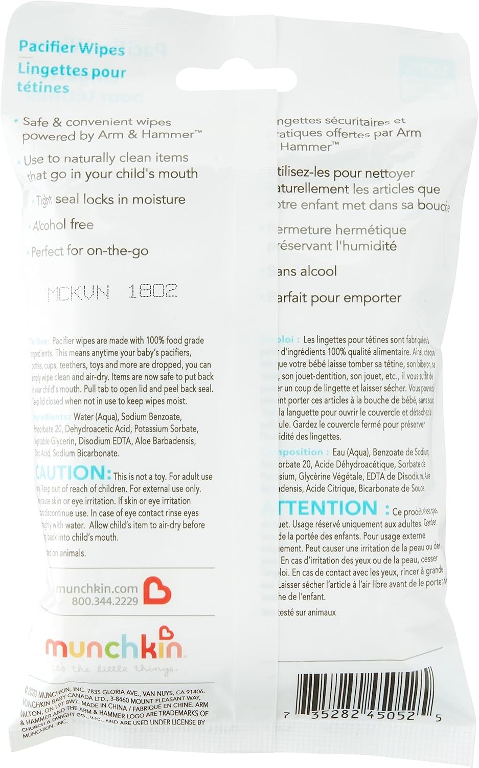 Arm & Hmer Pacifier Wipes – Safely Cleans Breast Pump Parts and