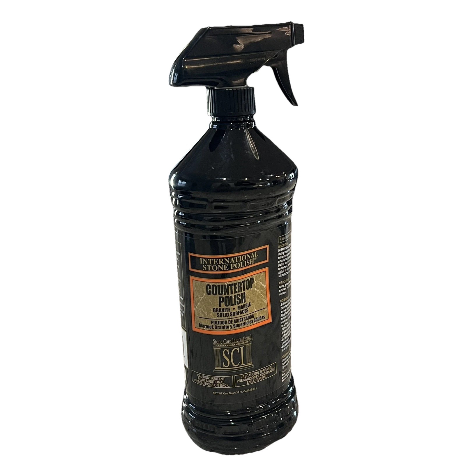 USED 80% Full SCI International Stone Polish Countertop 32 fl oz Granite Marble