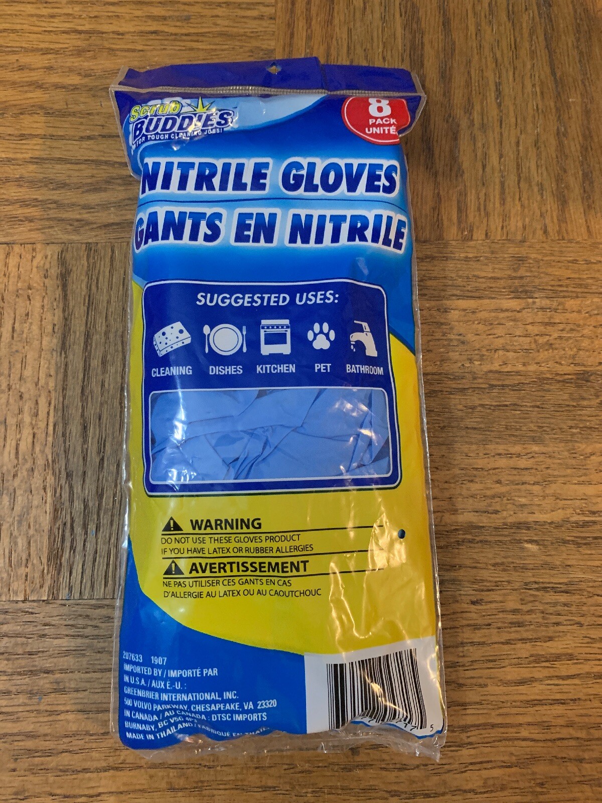 2x Scrub Buddies Nitrile Cleaning Gloves – pack of 8