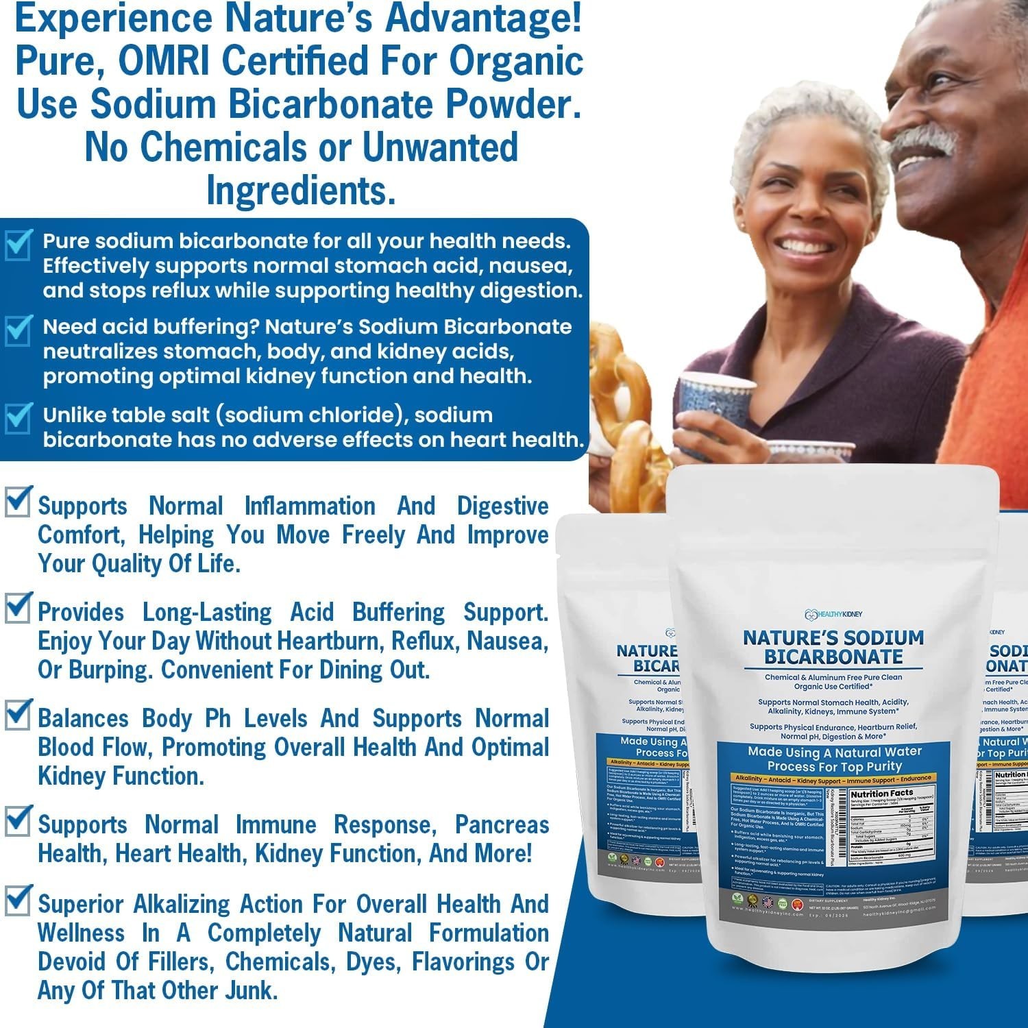Pure Nature’s Sodium Bicarbonate for Health & Wellness