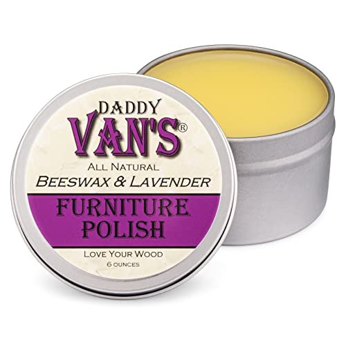 Daddy Van’s All Natural Beeswax & Lavender Furniture Polish – Chemical-Free,