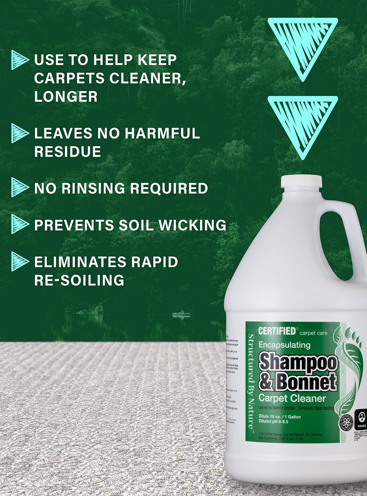 Structured by Nature Encapsulating Shampoo/Spin Cleaner,4/cs