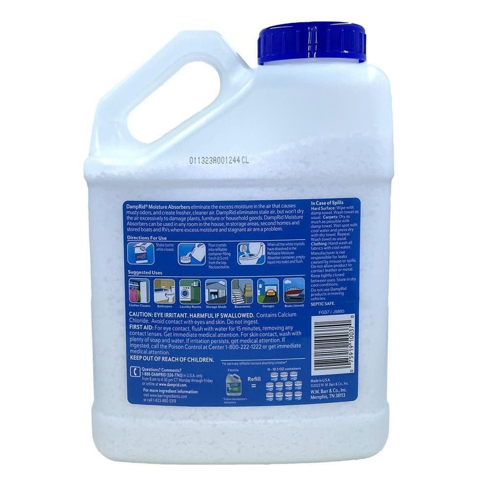 7.5 lb Moisture Absorber Refill–Fragrance-Free,Eliminates Odors,For Large Spaces