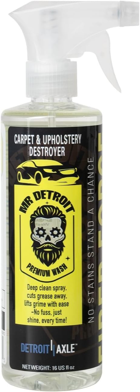 Detroit Axle 2 Pack 16oz Carpet Upholstery Cleaner Auto Home Stain Remover OEM