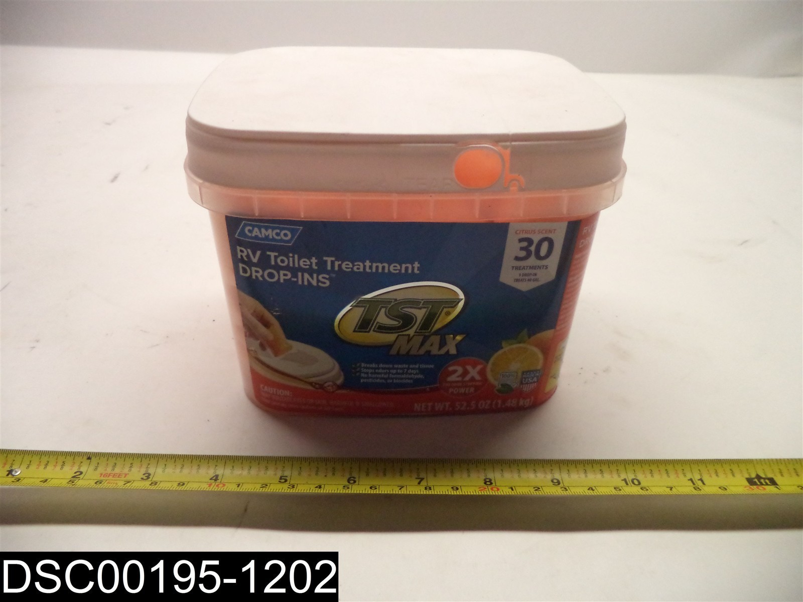 QTY=30 Drops: 41183 Camco RV Toilet Treatment Drop Ins