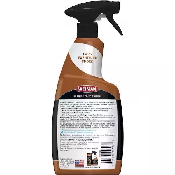 (Two pack) Weiman Leather Cleaner/Conditioner