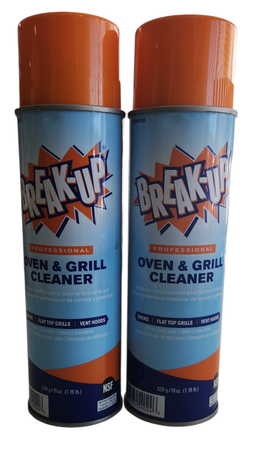 Break-Up Professional Oven & Grill Cleaner, 19 Oz-2pk