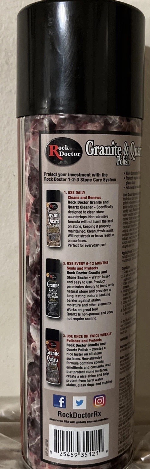 Rock Doctor Granite Polish 21oz Each New