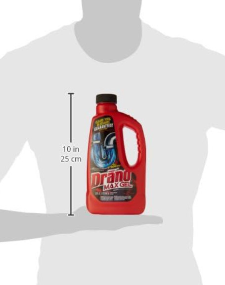 Drano Max Gel Drain Clog Remover and Cleaner for Shower or Sink Drains