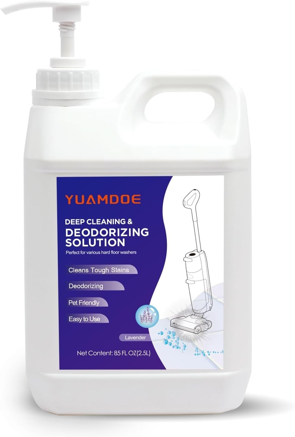 Innovative 85FL OZ Cleaning Solution for Tineco: Eco-Friendly Lavender Aroma