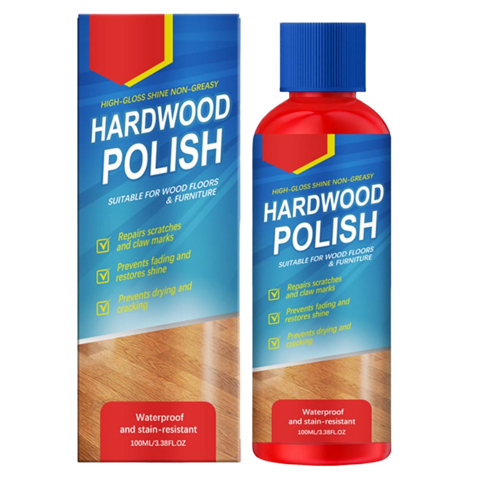 Wood Floor Restorer 100ml High Gloss Protective Polishing Cleaner