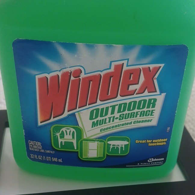 Windex Outdoor Multi-Surface Cleaner Concentrate 32 fl oz Attach to Hose Spray