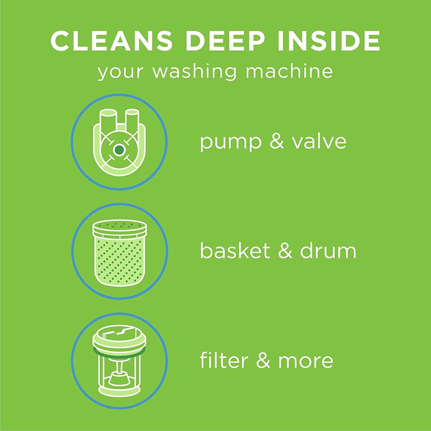 Affresh Washing Machine Cleaner Front and Top Load Washers, Including HE -6 tabs