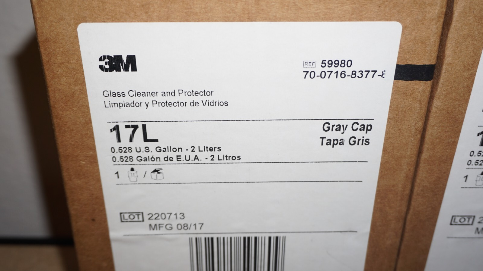 (2 Set) 3M Twist n’ Fill 17L Glass Cleaner And Protector Gray Cap