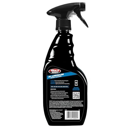 Black Magic Aluminum Wheel Cleaner 23 Ounce Cleans Shines Protects All Wheels