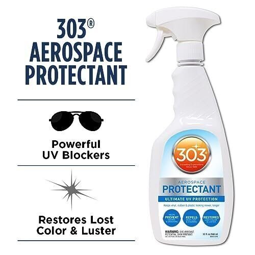 303 Products 303 (30313-6PK) UV Protectant Spray for Vinyl, Plastic, Rubber,…