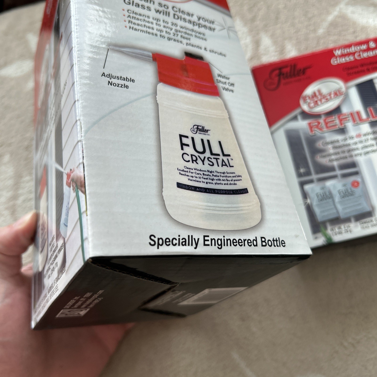Fuller Brush Full Crystal Sprayer, With 2 Full Crystal Refills