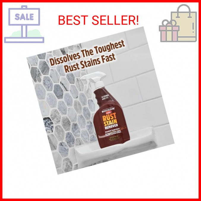Rust-Oleum Whink Rust Stain Remover | Heavy-Duty Iron Stain Remover Foaming Spra