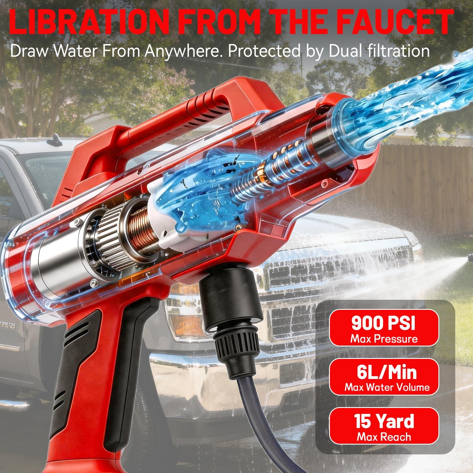 Cordless Car Cleaner Tool Compatible with Milwaukee M18 Battery, Portable Pow…