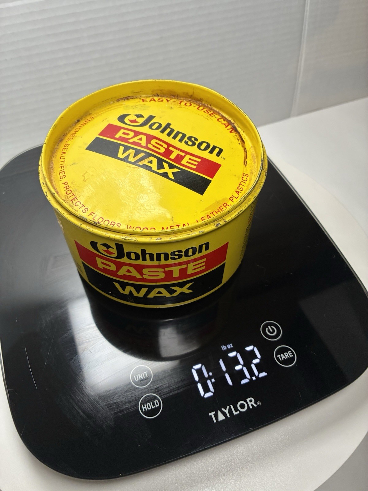 SC Johnson Paste Wax The Original Formula, 16 oz (1 lb) 65%+ Full