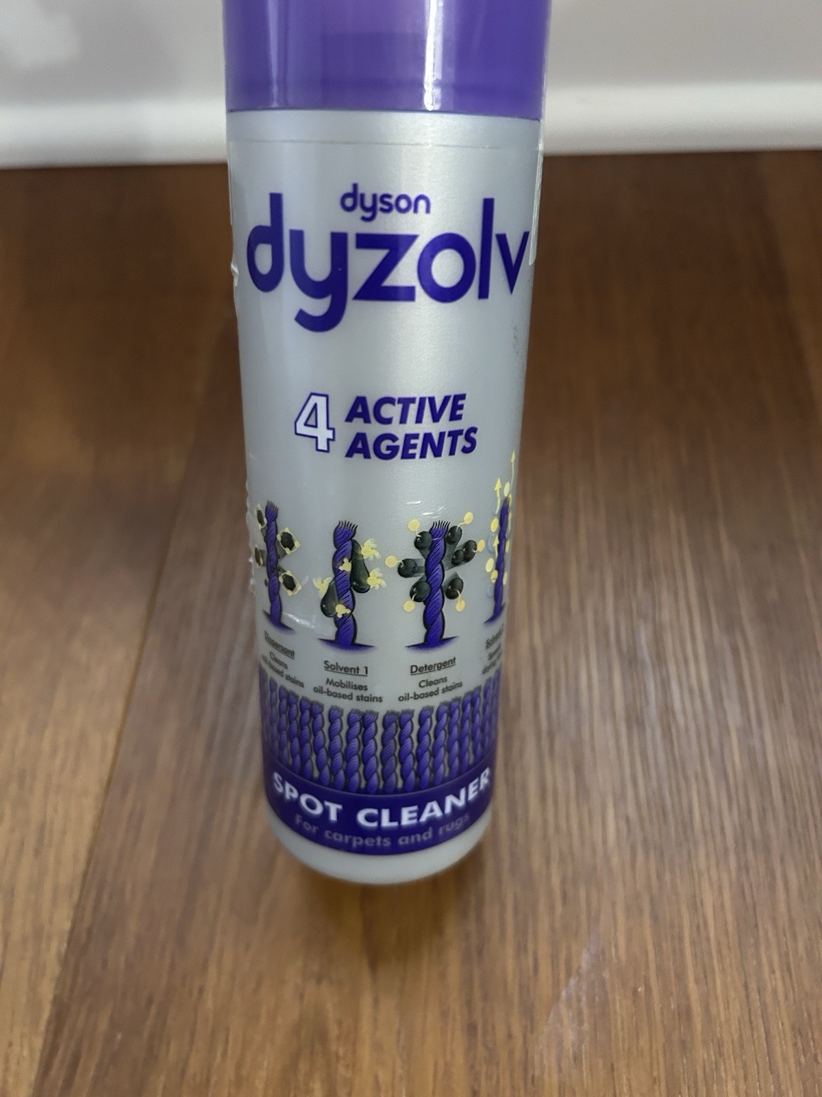 Dyson Dyzolv Spot Cleaner 8.5 oz Bottle For Carpets And Rugs