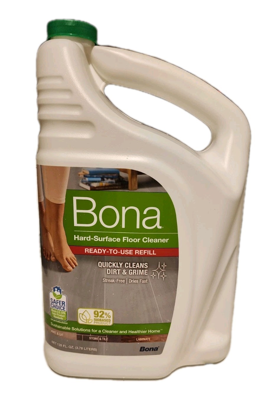 Bona Hard-Surface Floor Cleaners, 96 Fluid Ounce Ready To Use