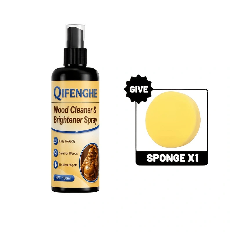 Wood Cleaner & Brightener Spray 100ml, Furniture Polishing Refinishing