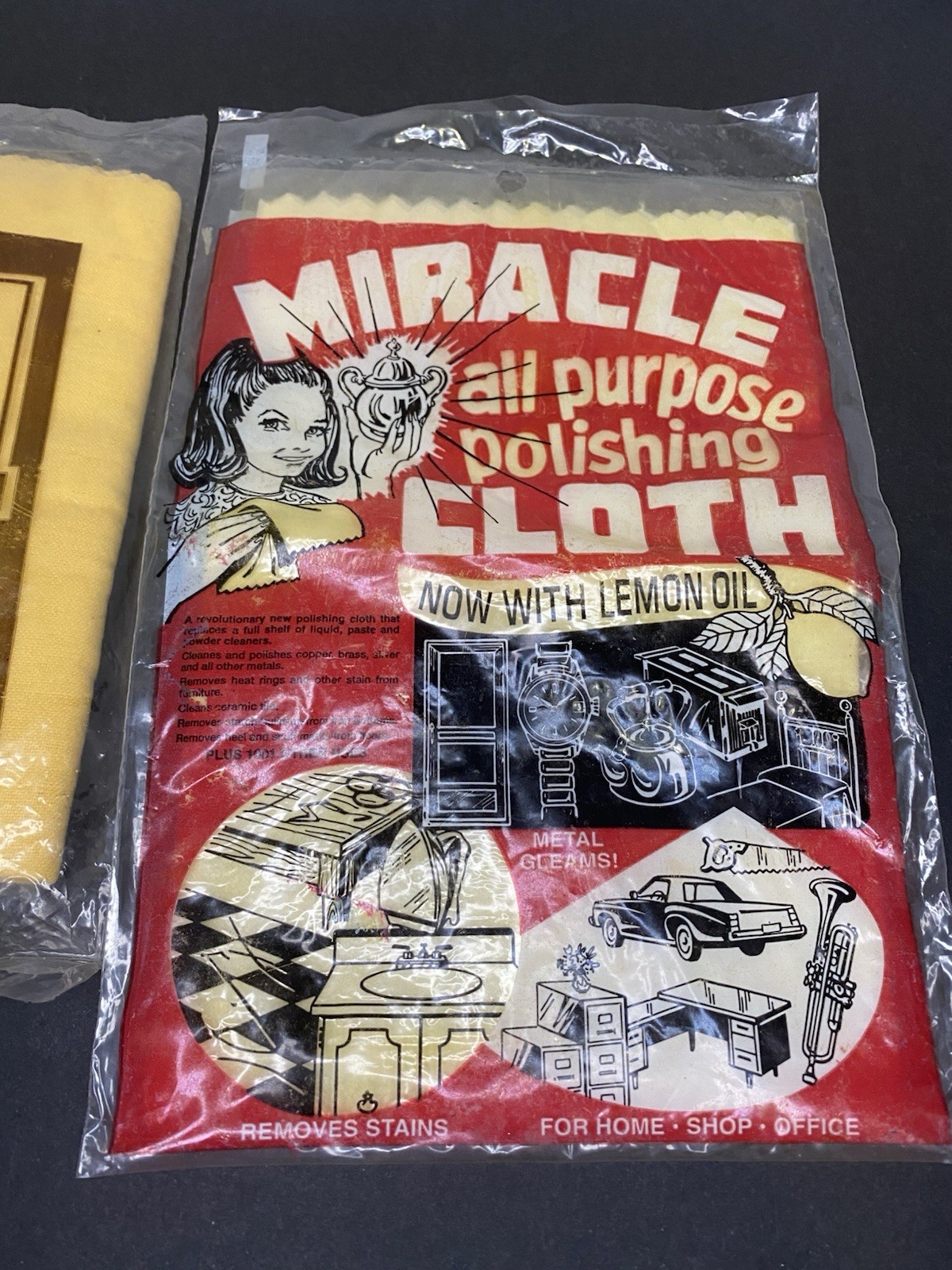Set 3 Polishing Duster Cloths Vintage Fuller Treated All Purpose Lemon Oil