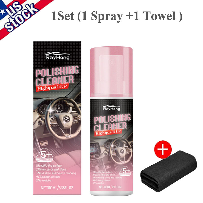Polishing Cleaner Car Interior, Car Interior Detailer and Cleaner 100ml USA