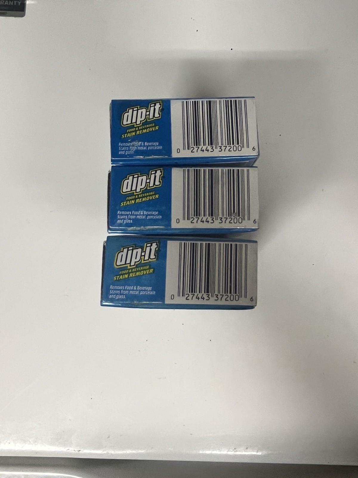 Lot Of 3 dip-it Food & Beverage Stain Remover Powder – 5 fl oz Hard Powder