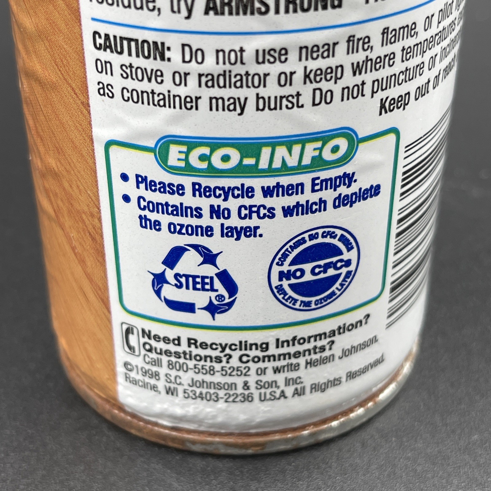 VINTAGE 1998 Pledge 17 oz. Wood Floor Cleaning Spray DISCONTINUED ~Half Full