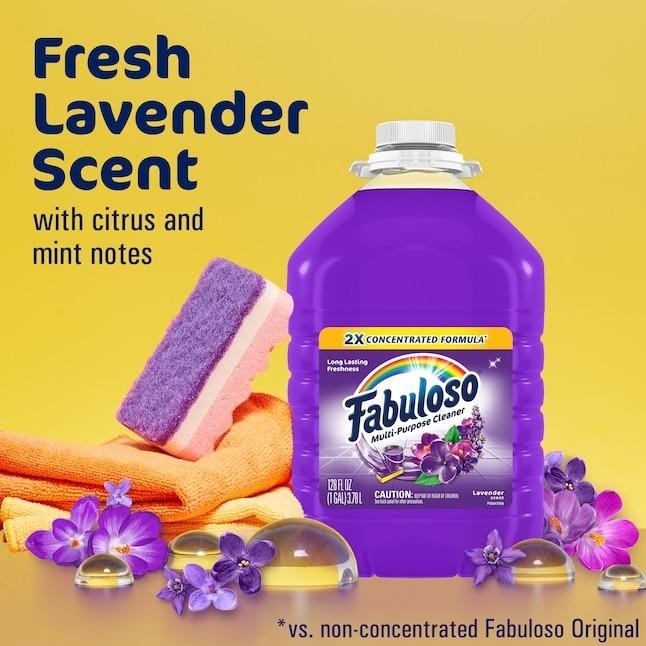 Fabuloso Multi Surface All Purpose Floor Cleaner Lavender Scent 128 fl oz