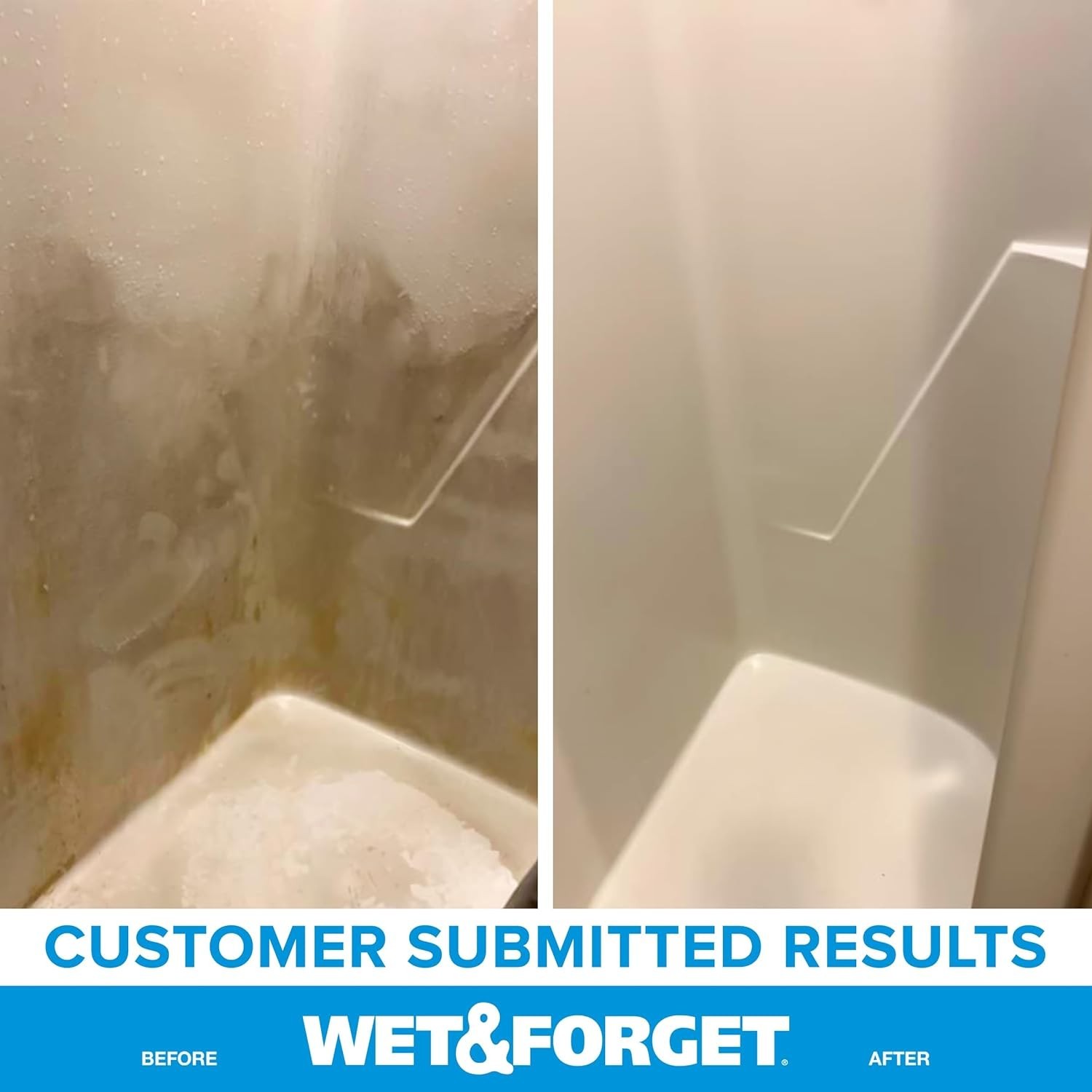 Shower Cleaner Spray Multi-Surface Weekly Application Requires No Scrubbing, …