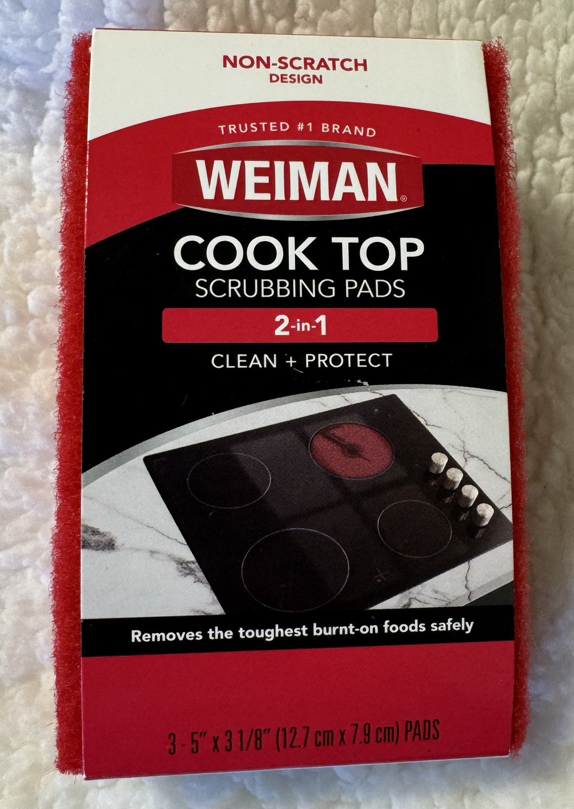 *BRAND NEW* Weiman No Scent Cooktop Scrubbing Pads 3 ct. Sponge