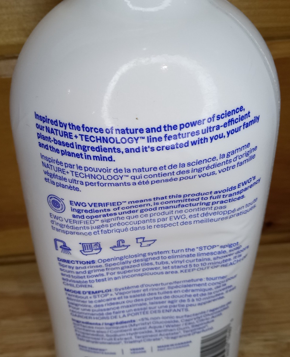 ATTITUDE Bathroom Cleaner Citrus Zest 800ml Tested Working