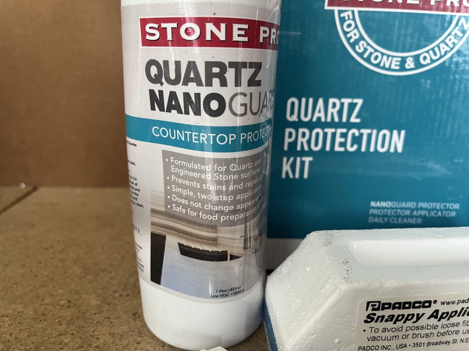 Stone Pro Quartz Nanoguard Protection Kit for Quartz & Engineered Stone Sealer