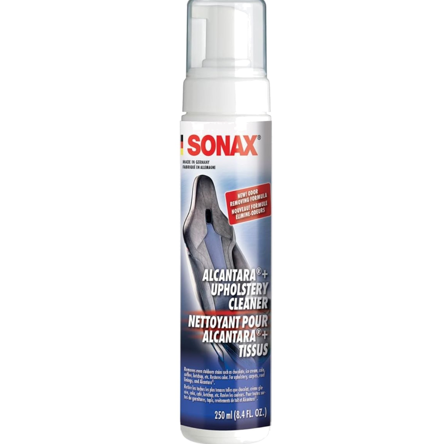 Upholstery and Alcantara Cleaner 206141, Foaming Alcantara Synthetic Suede Cl…