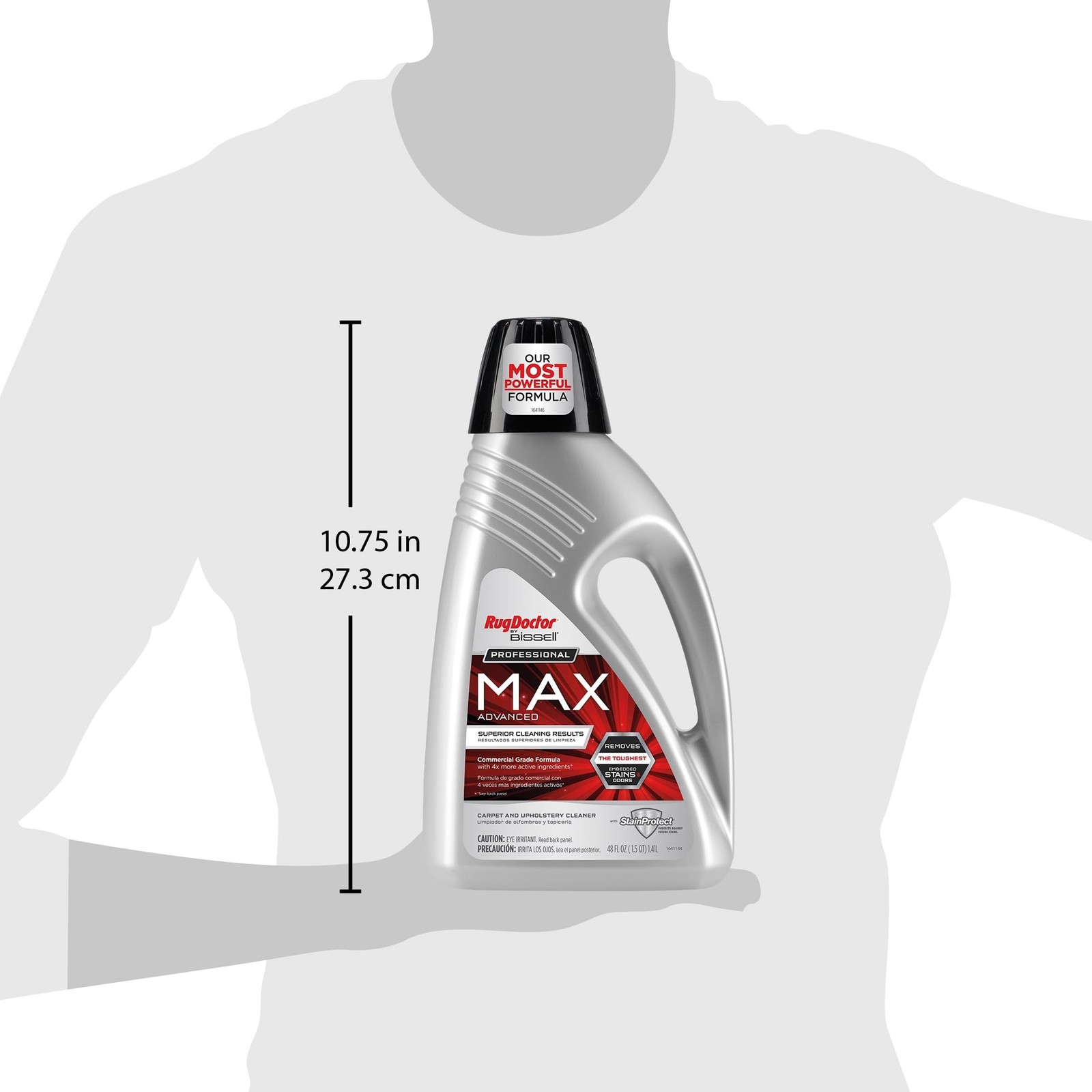 Deep Carpet Cleaner Solution 48oz for Advanced Rug Cleaning and Stain Removal