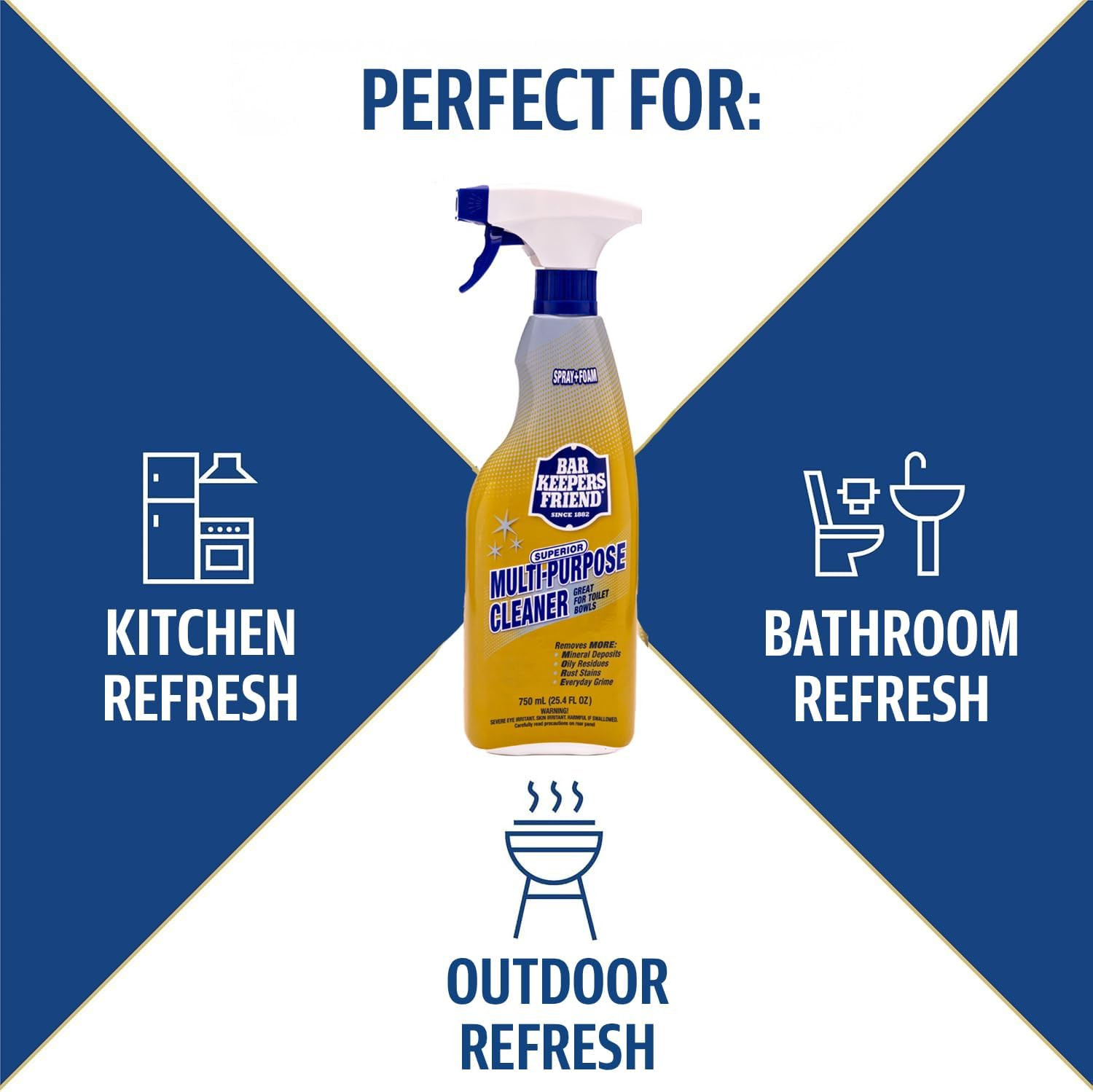 Soft Cleanser (26 Oz) MORE Spray + Foam (25.4 Oz) Multipurpose Cleaner Bundle, S