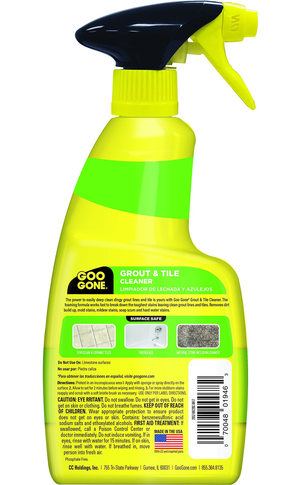Grout & Tile Cleaner Stain Remover 14 Fl. Oz.