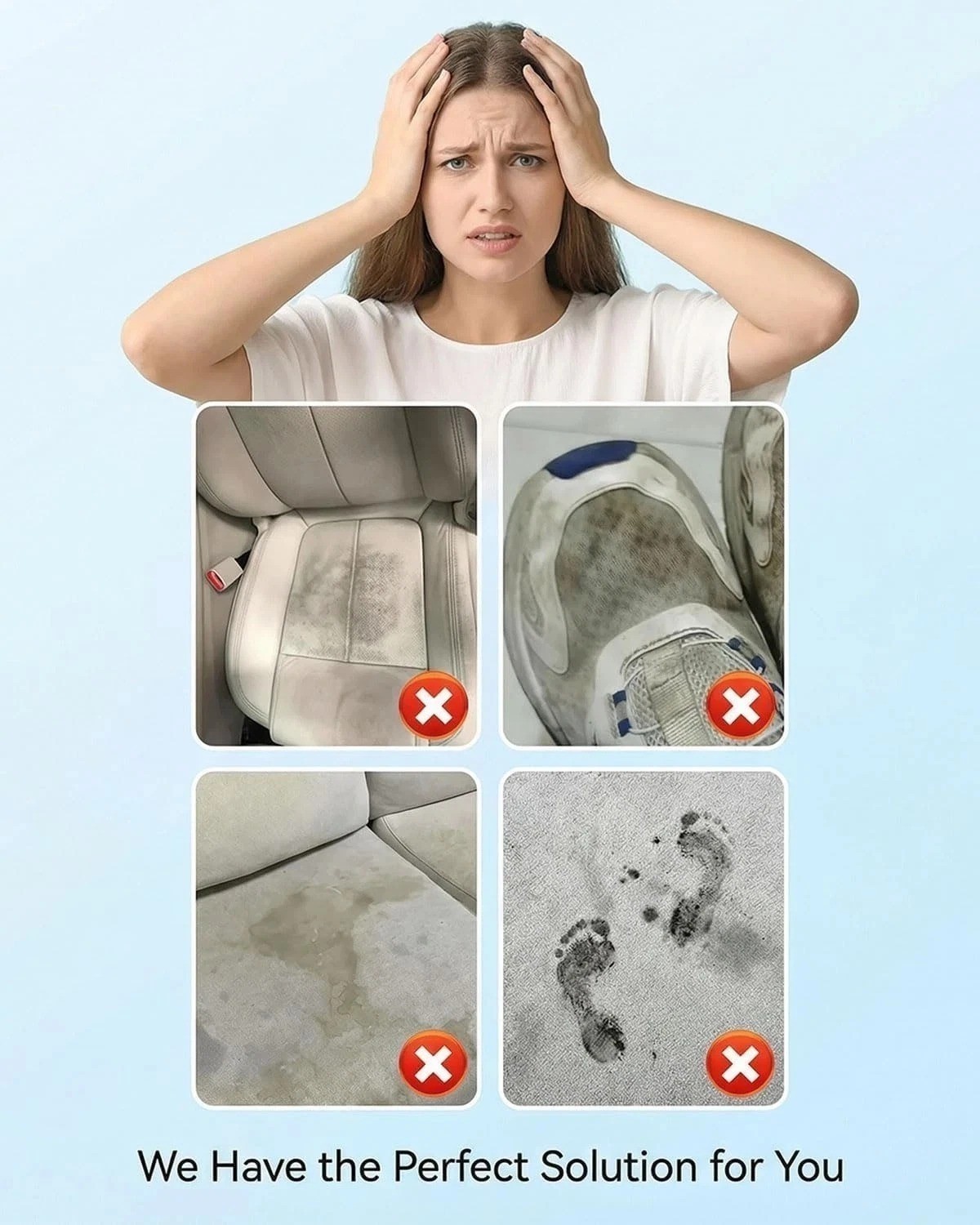 4-in-1 Multi-Enzyme Foam Cleaner, Deep Cleaning Spray for Car Kitchen Bathroom !