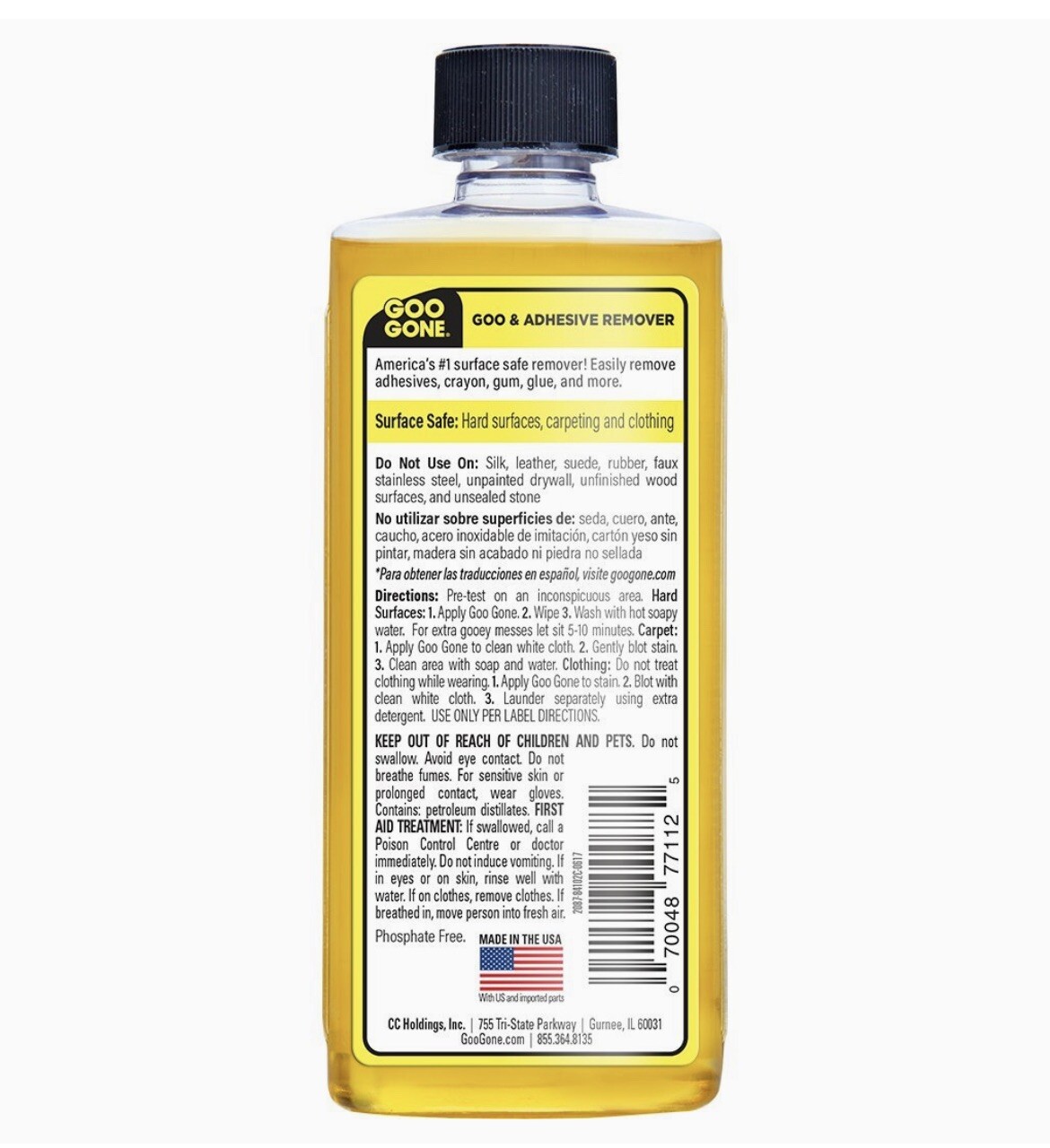 Goo Gone Adhesive Remover – 8 oz (New)