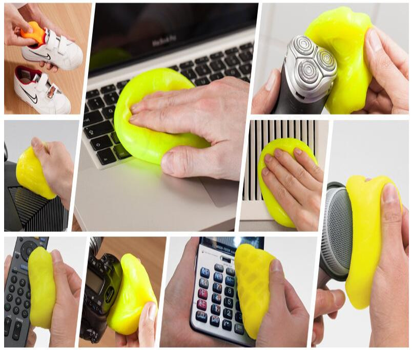 NEW Super Clean High-Tech Cleaning Compound Gel Reusable Handy All Purpose Tools
